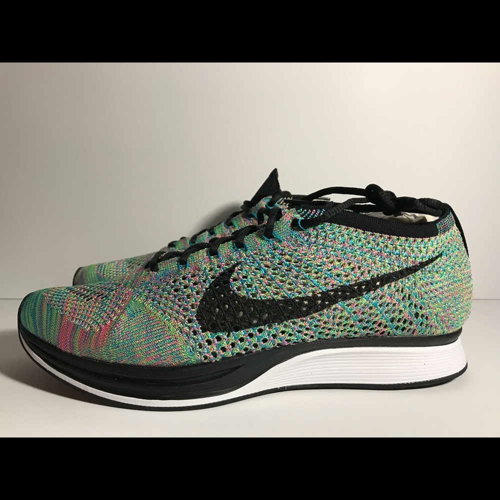 Nike Flyknit Racer Multicolor sizes 9.5 and 10.5 - Picture 3 of 8